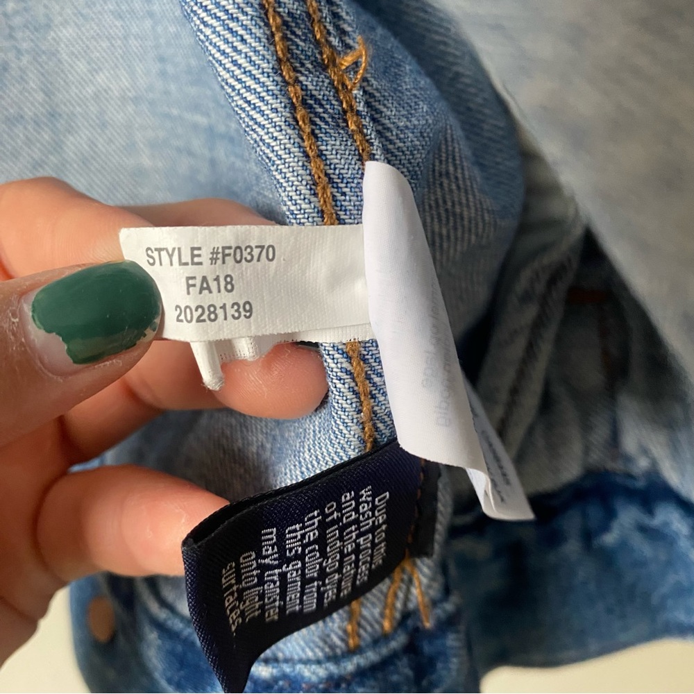Madewell Classic Pinter Wash Light Blue Denim Jacket - Picture 6 of 7